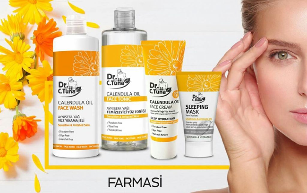 Cosmetice cu gălbenele Farmasi